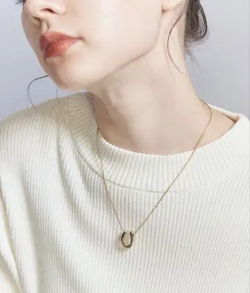 BEAUTY&YOUTH UNITEDARROWS U 모티브 체인 목걸이