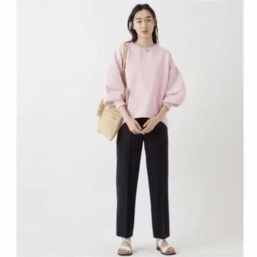 미사용 새상품 ADAM ET ROPE' 맨투맨 핑크