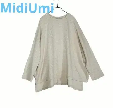 MidiUmi 와이드 오버 사이즈 트레이닝복 맨투맨 내추럴 컬러