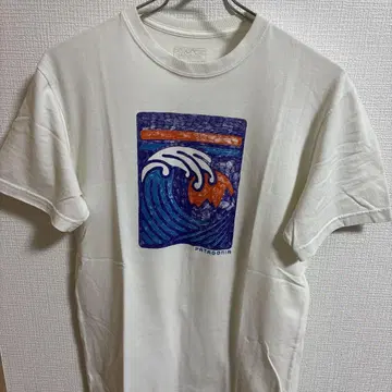 PATAGONIA 파도 그래픽 티셔츠 S
