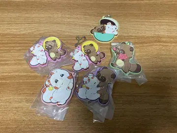 꼬리 두 개 달린 아기 여우 텐코 러버 키링