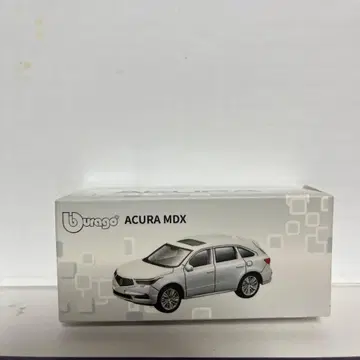 Bburago ACURA MDX 화이트 미니카