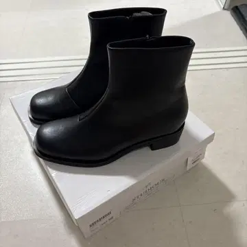 스퀘어토 첼시 부츠 블랙