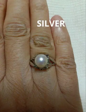 펄 SILVER 반지