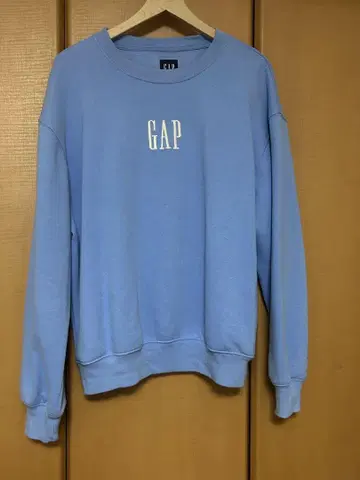 GAP 라이트 블루 스카이블루 맨투맨 s