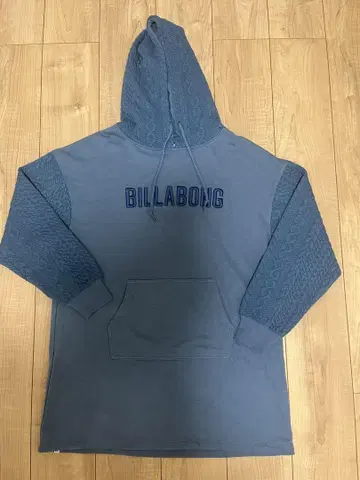 BILLABONG 후드 부착 후드티 M 사이즈 블루