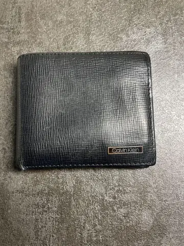 캘빈 클라인 블랙 접이식 지갑