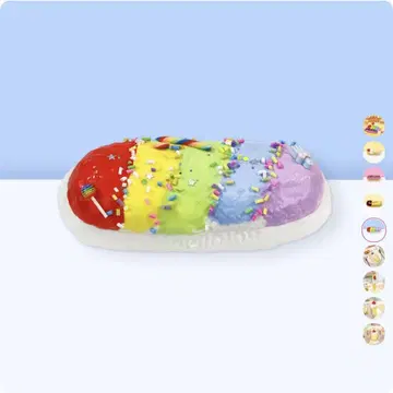 Mellojoy 메로조이 핑거 비스킷 레인보우 캔디