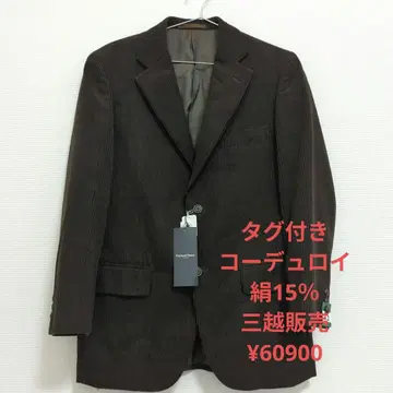 택 포함 DorlandHouse 테일러드 자켓 코듀로이 실크 혼방
