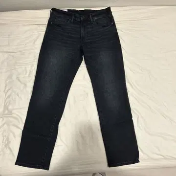 H&M STRAIGHT Regular fit 다크 데님