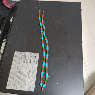실버 비즈 목걸이 약 50cm