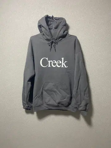Creek 후드 부착 후드티 L 그레이