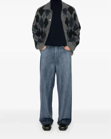 Federico Cina 와이드 스트레이트 데님