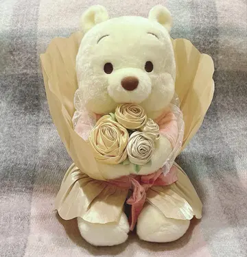 곰돌이 푸 봉제 인형 부케 디즈니 스토어 봉제 인형 꽃다발 새상품