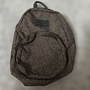 JANSPORT 레오파드 무늬 백팩 미니