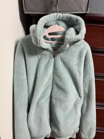 FILA 플리스 자켓 민트 그린