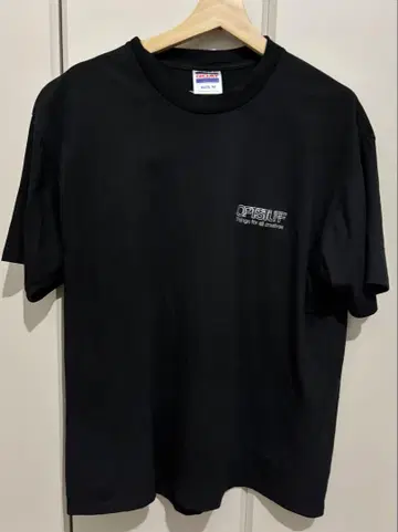[ OPTSTUFF x GOAT ] 티셔츠 블랙 M