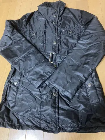 여성용 S 다운 자켓 블랙 타미힐피거 충전솜 코트