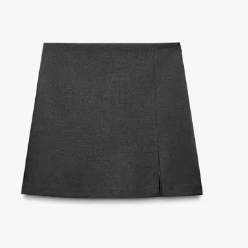 ZARA 슬릿 헴 스코트 카본 그레이