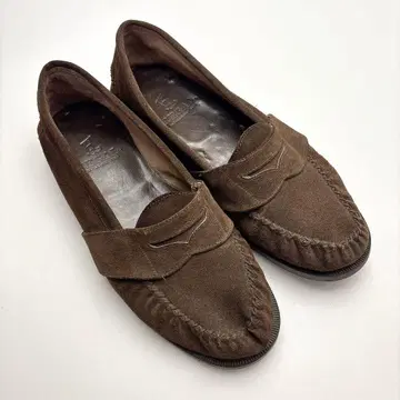 리갈 코인 로퍼 스웨이드 브라운 24.5cm 브라운