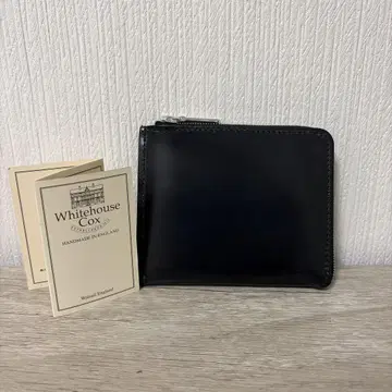 [레어] Whitehouse Cox L자 지퍼 지갑