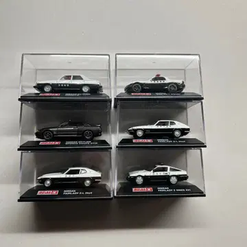 미니카 순찰차 6대 세트