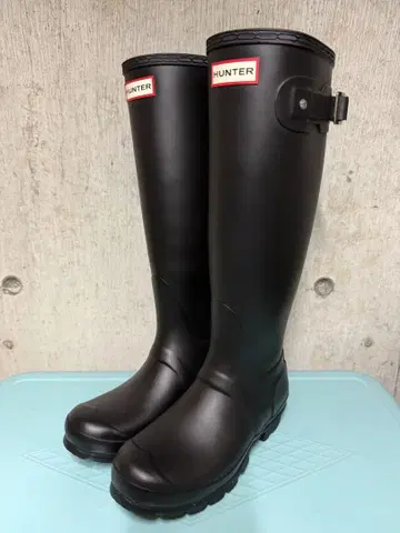 HUNTER 레인부츠 UK3 22cm 블랙