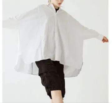 toujours 화이트 오버 셔츠