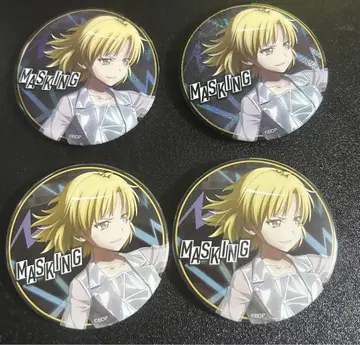 뱅드림 마스킹 캔뱃지 4개 세트