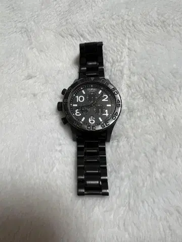 NIXON 크로노그래프 블랙 시계