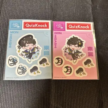 QuizKnock 도쿄 디스커버리 시티 스티커 시트 동문 동언