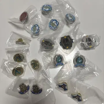 하이큐 가챠가챠 고등학교 모티브 핀 배지