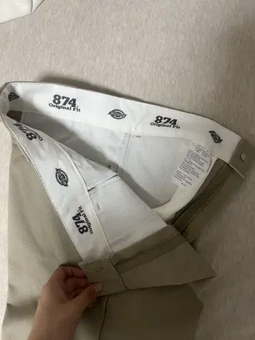 Dickies 874 오리지널 핏 베이지 팬츠