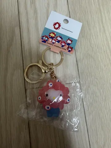 만박 산리오 미야쿠미야쿠 입체 마스코트 클리어 컬러 키링 키티