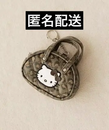 [ HELLO KITTY ] 퀼팅 보스턴 키 체인
