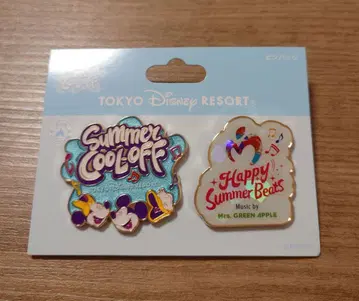 핀 배지 서머 쿨오프 디즈니 Mrs. GREEN APPLE 미세스