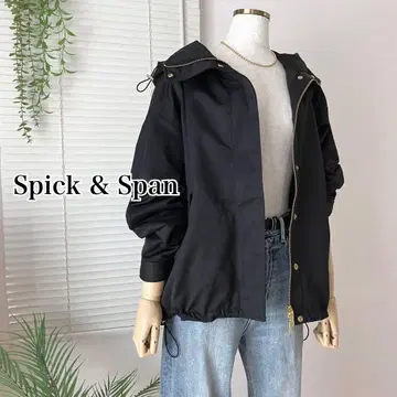 [ 2025SS ] Spick & Span 발수 마운틴 파카 블랙 36