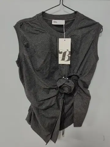 Bibiy. TULIP DRAPED TOP 핑크 POPUP 한정 컬러