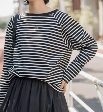 spick&span 보트넥 백 턱 풀오버