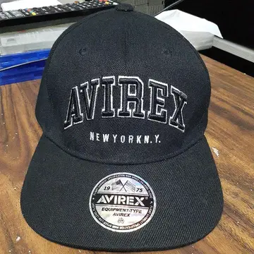 AVIREX 블랙 야구 모자