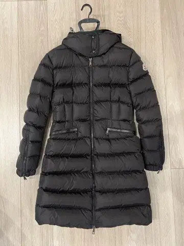 MONCLER 블랙 롱 다운 자켓