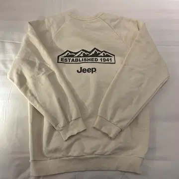 Jeep 지프 맨투맨 트레이닝복 남성용 자수 로고