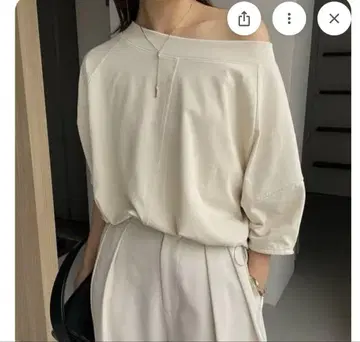 드로스트 보트넥 T셔츠