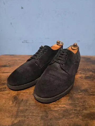 slow&co 슬로우 스웨이드 플레인 토 슈즈