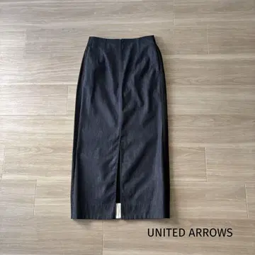 2024 UNITED ARROWS 데님 콤비 타이트 스커트