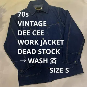 70s DEECEE DEADSTOCK DENIM JACKET 커버올