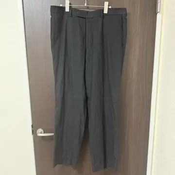 HUGO BOSS 린넨 슬랙스 블랙
