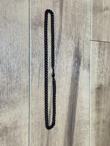 phiten 파이텐 탄화 티타늄 체인 목걸이 45cm 블랙