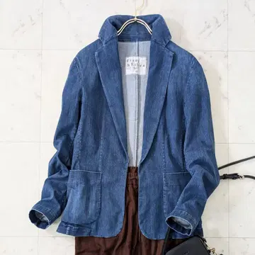 새상품급 프랭크앤일리 Dublin 데님 자켓 데님 블레이저