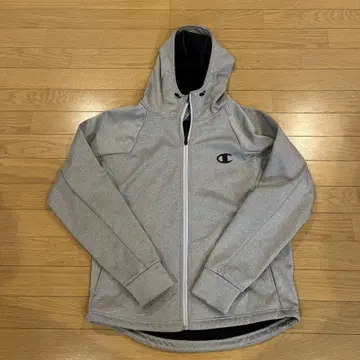 Champion M 지퍼 후드티 그레이